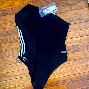 Off the shoulder body suit